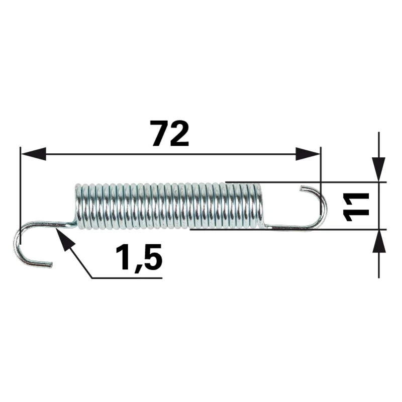 Stiga - 122450434/0 - Tension spring