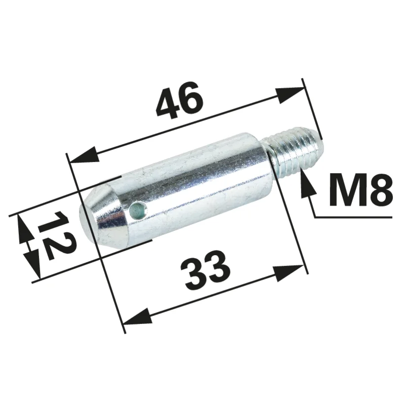 Stiga - 125510068/0 - Locking bolt for engine hood