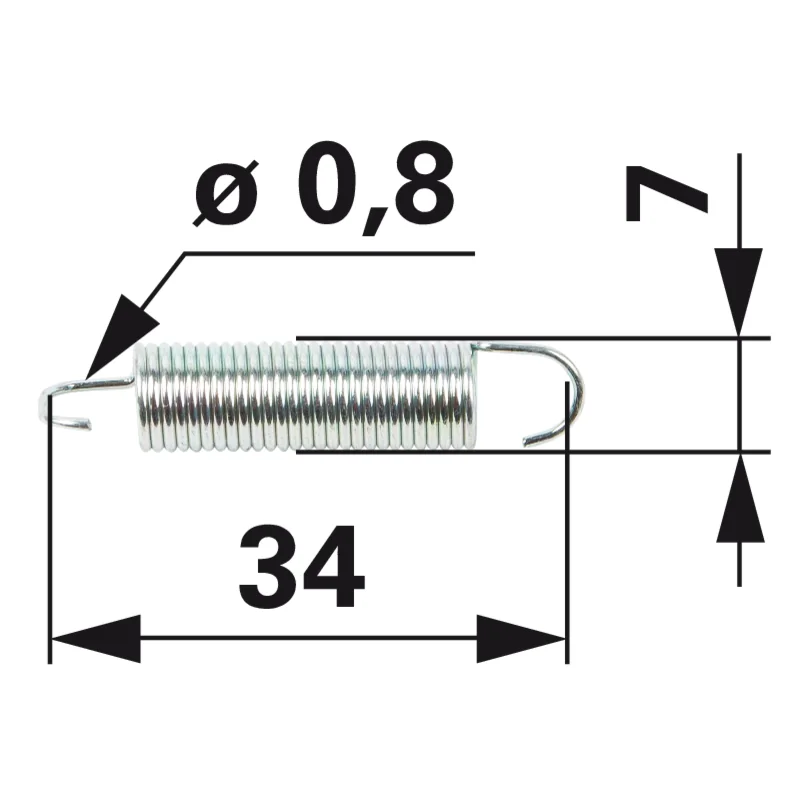 Stiga - 127430552/0 - Tension spring