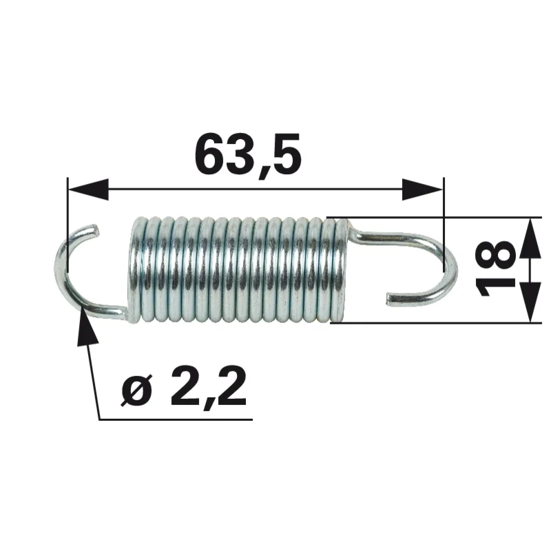 Stiga - 127430571/0 - Tension spring