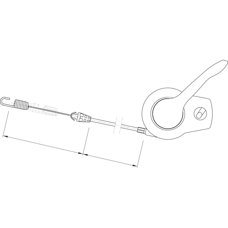 Stiga - 381030064/0 - Bowden Cable