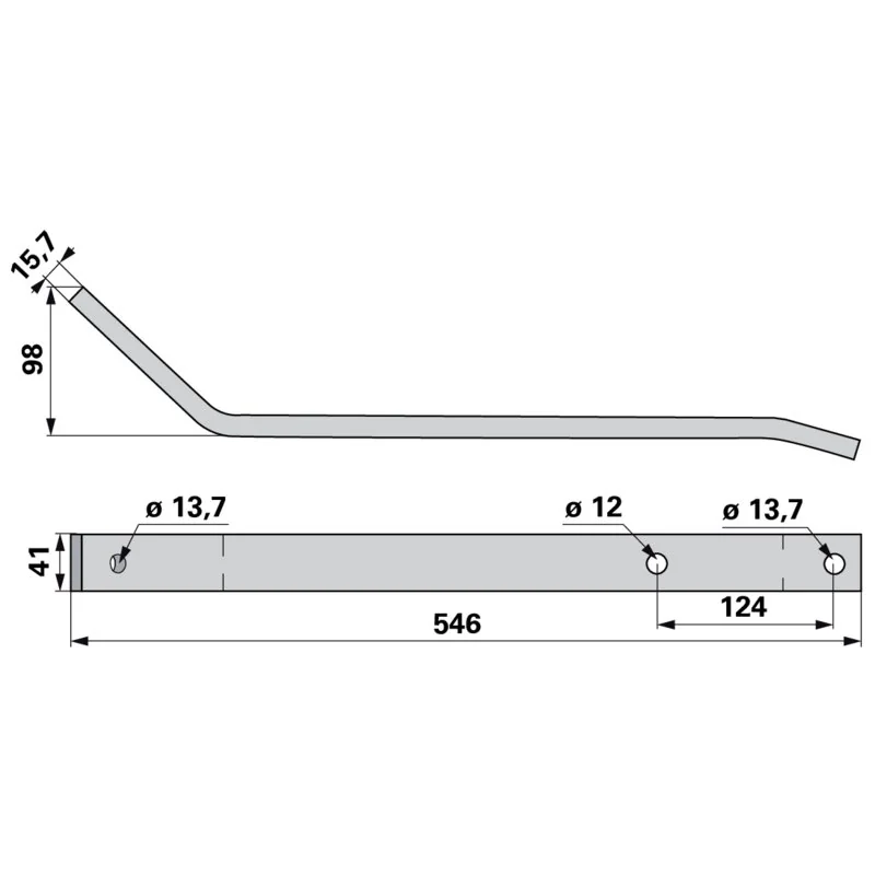STOLL - 670220 - Tine carrier