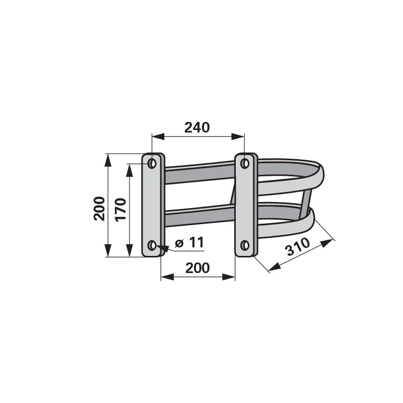 Suevia - 101.0469 - Protective bar
