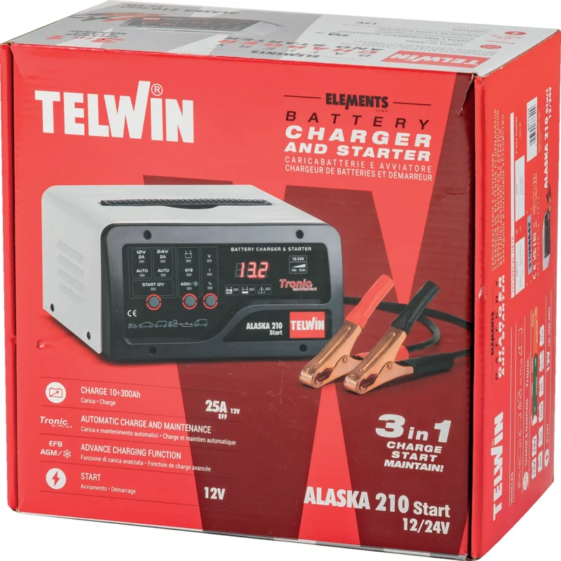 Telwin - 807577 - Battery Charging Starter Device