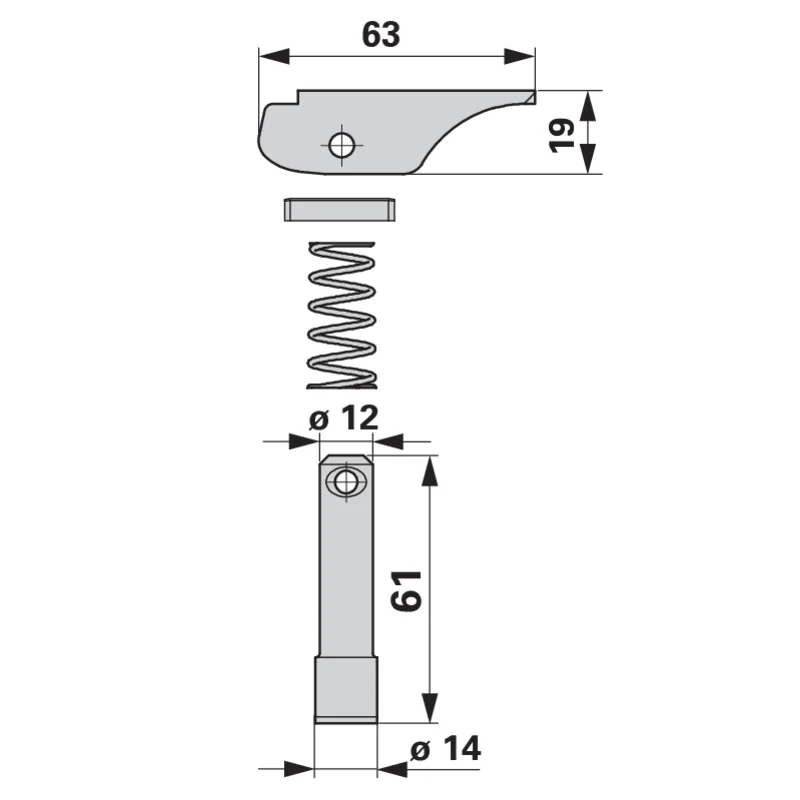 Vetter - AR8 - Locking mechanism