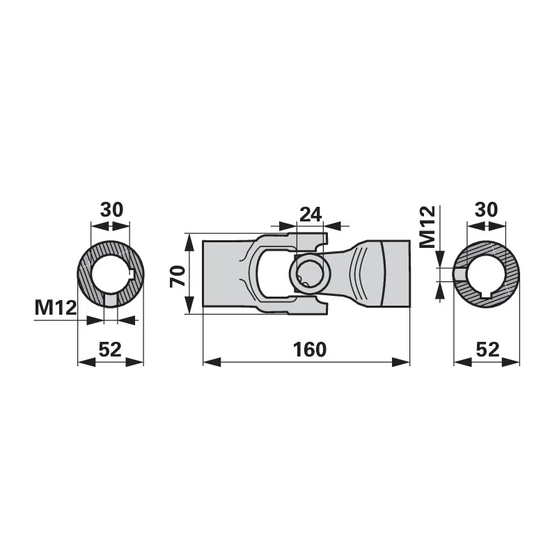 Weasler - 3200-8204 - Universal joint