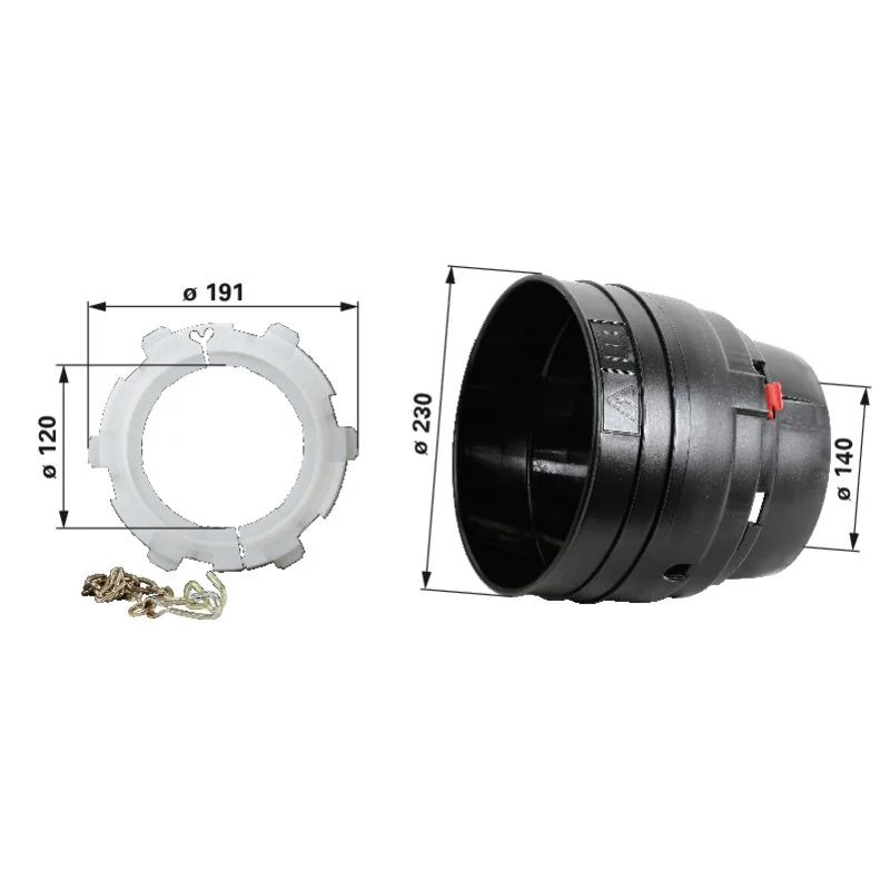 Weasler - 969-3100 - Wide-angle protective cone