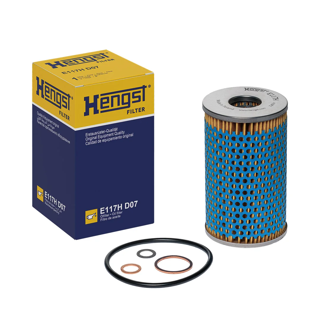 Hengst - E117H D07 - Oil Filter Insert