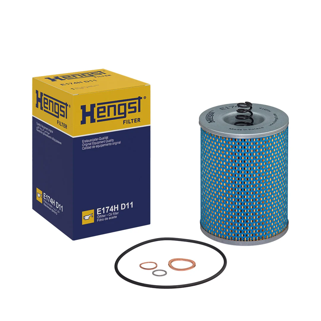 Hengst - E174H D11 - Oil Filter Insert