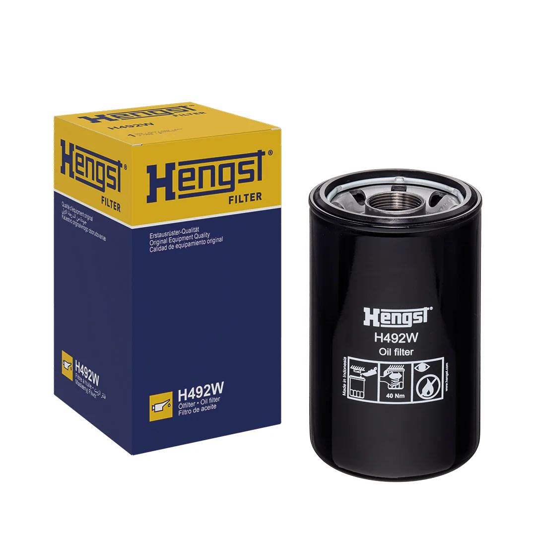 Hengst - H492W - Spin-on Oil Filter