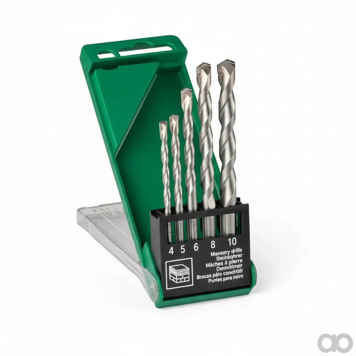 Hitachi - 780898 - Drill Bit Set Stone/Concrete 4/5/6/8/10