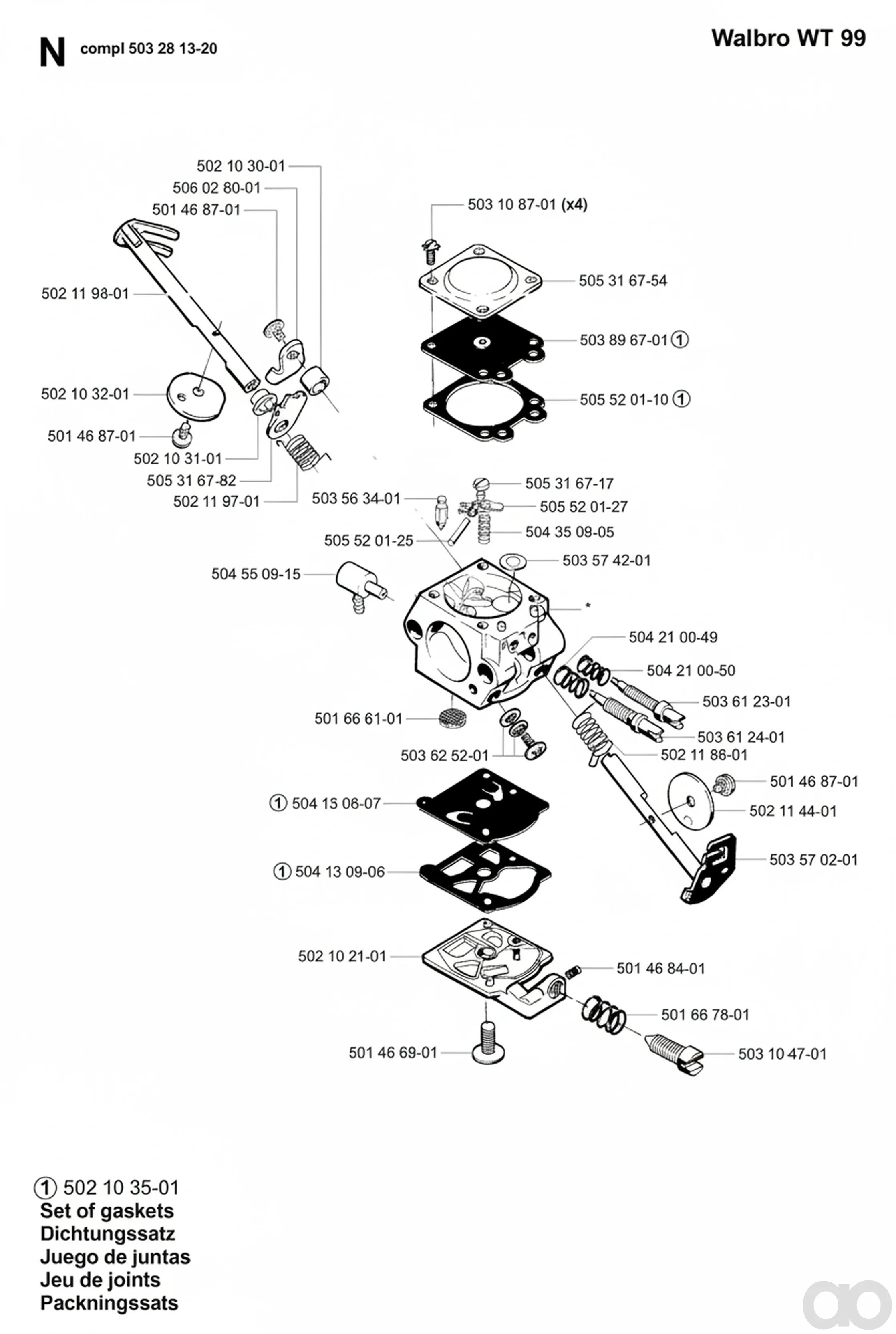 Husqvarna-503281320 - CARBURETTOR