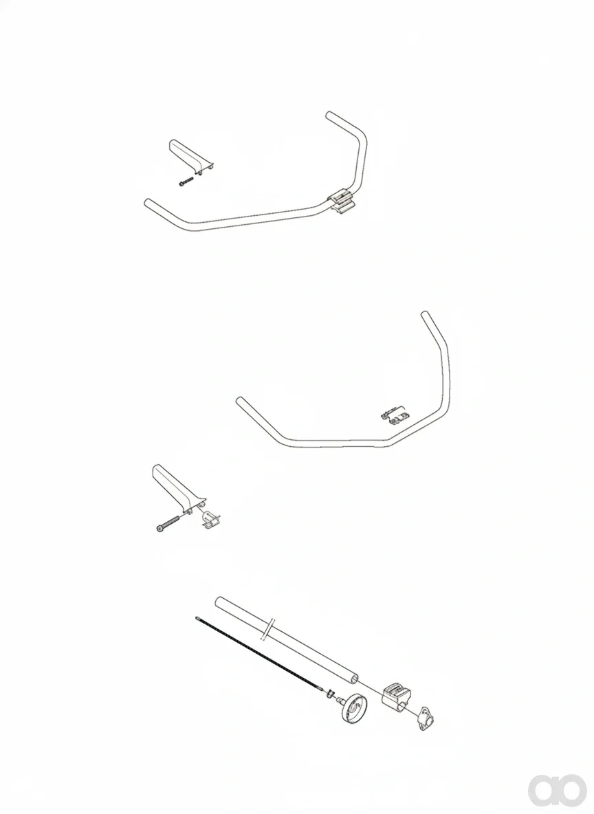 Husqvarna - 503724303 - Handlebar Part Assy