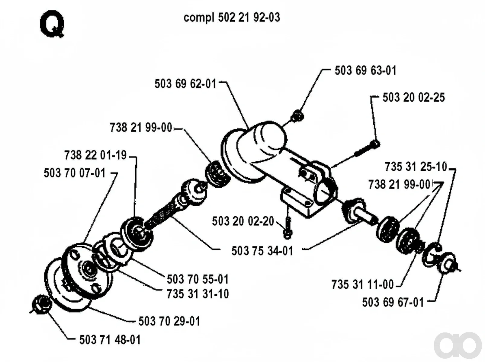 Husqvarna-503753401 - GEAR WHEEL