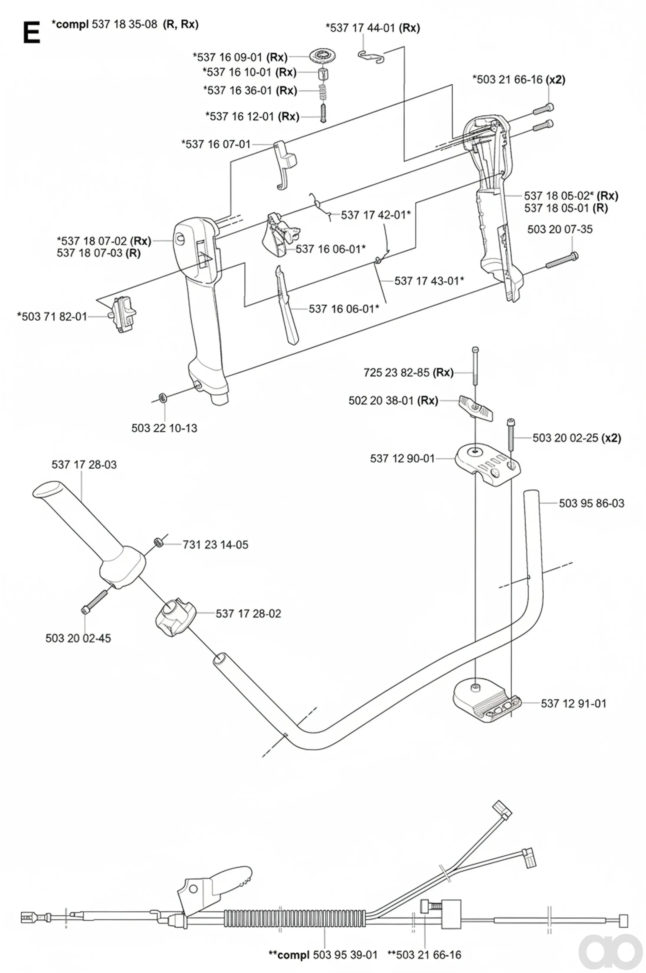 Husqvarna - 503953901 - Wiring