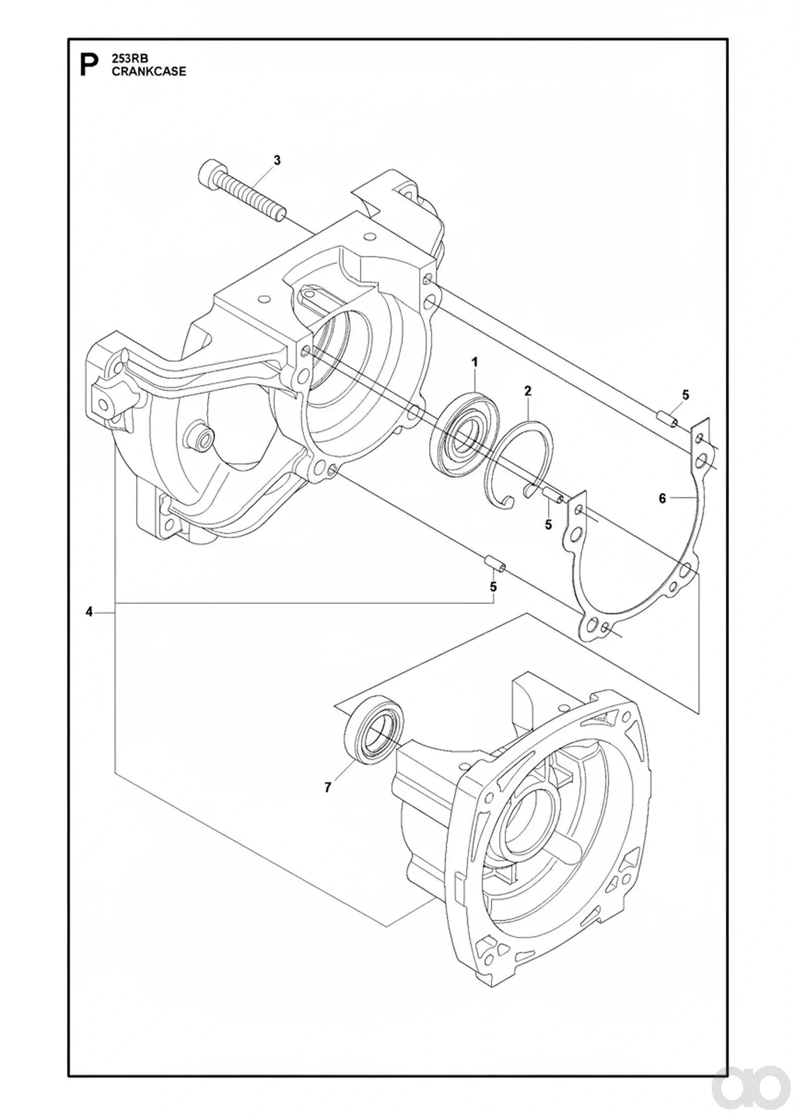 Husqvarna-521635601 - CRANKCASE