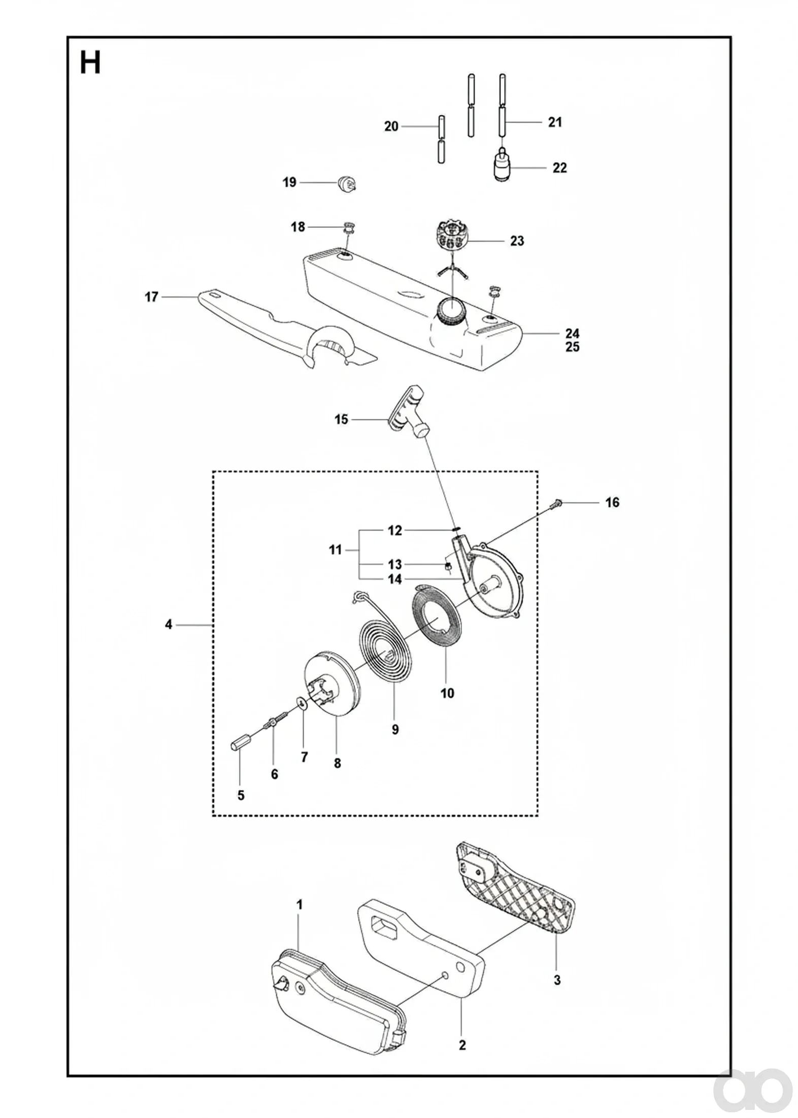 Husqvarna-537006001 - STARTER