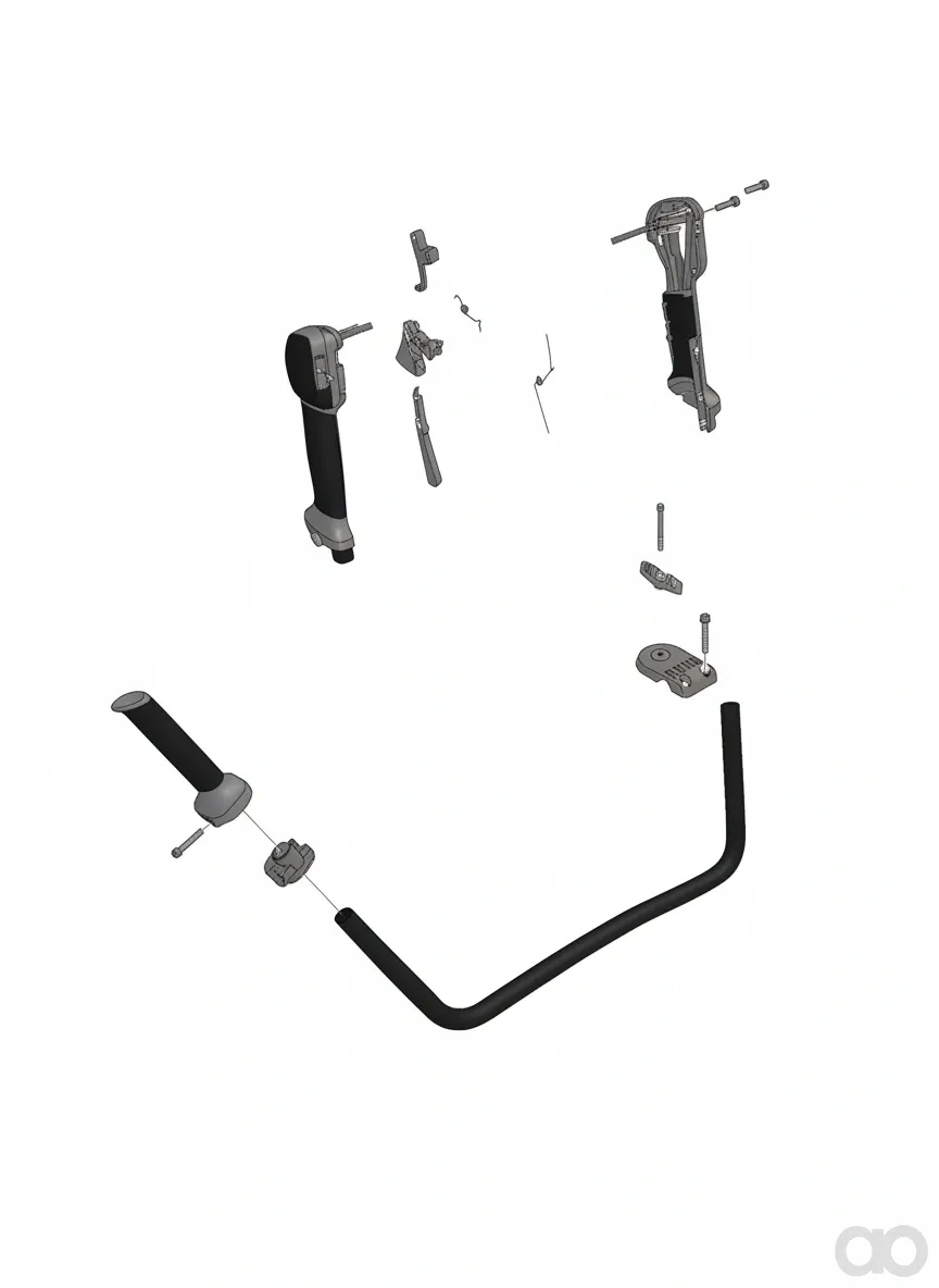 Husqvarna-537180811 - HANDLE HALF