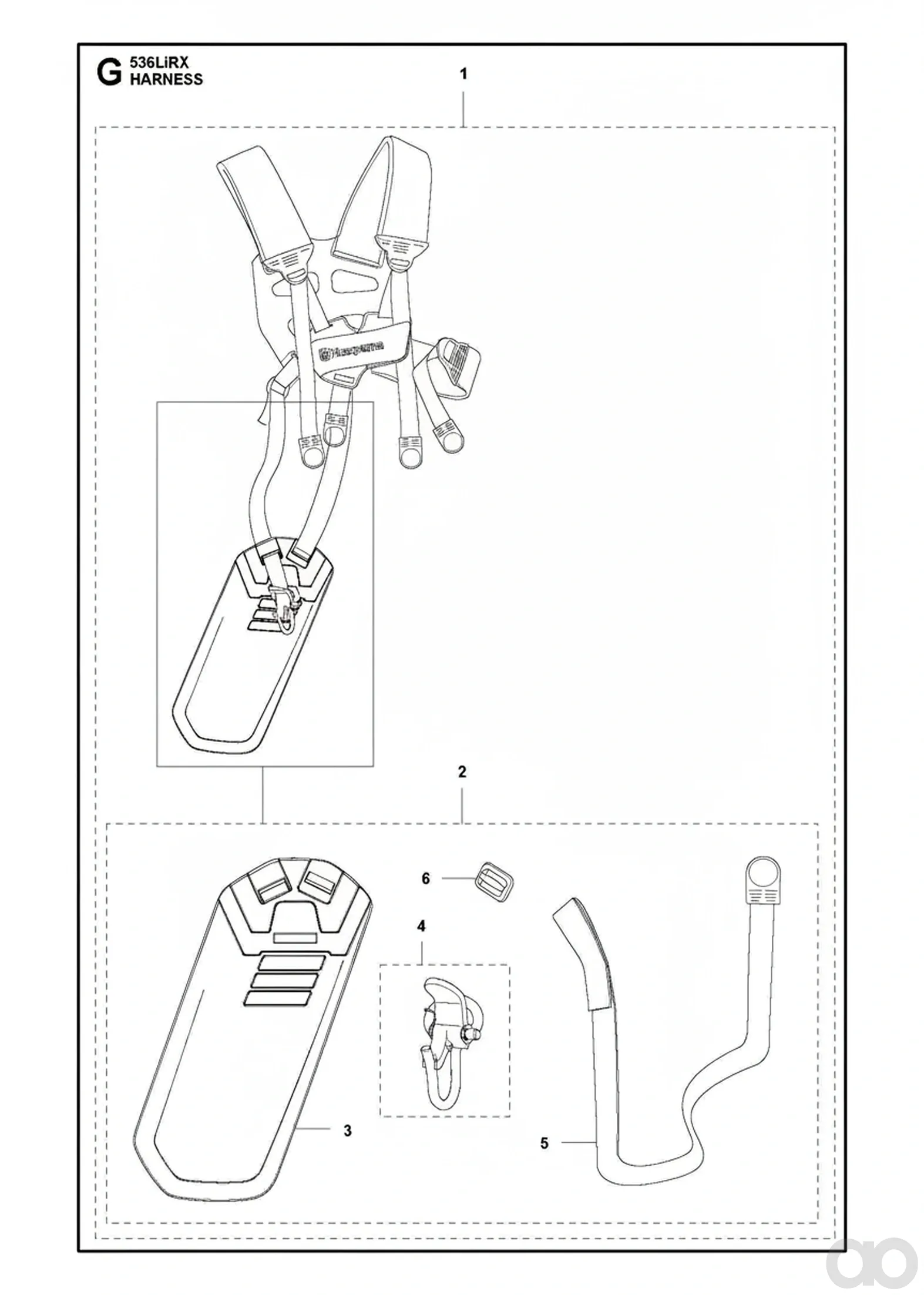 Husqvarna-537275705 - HARNESS ( )