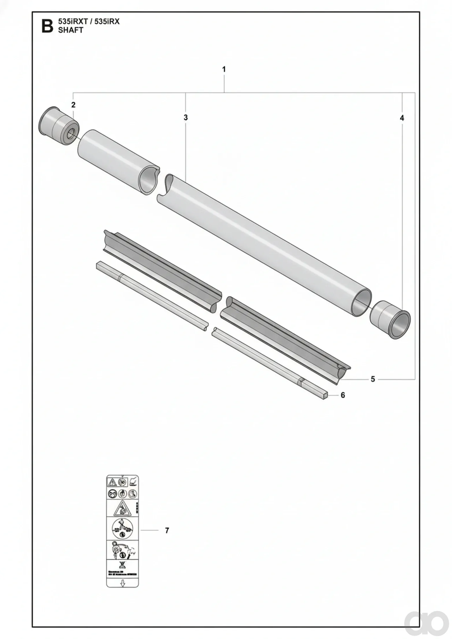 Husqvarna-537355203 - DRIVE SHAFT ( )