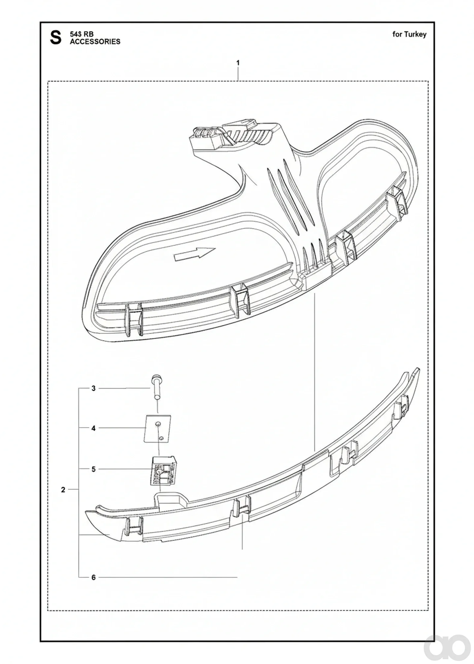 Husqvarna-537396303 - SPLASH GUARD (For Turkey)