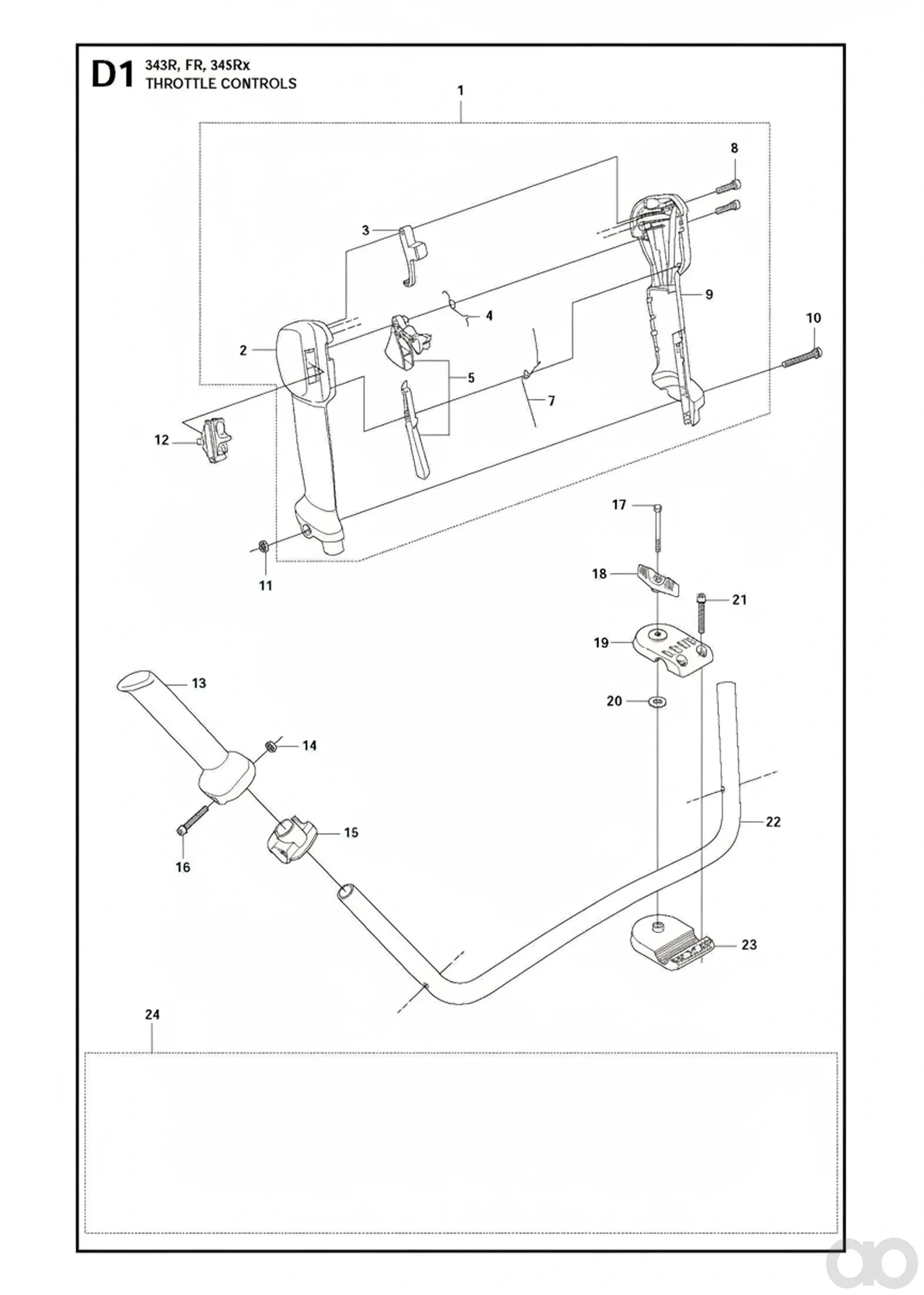 Husqvarna-544977801 - WIRING ASSY (R, Rx)