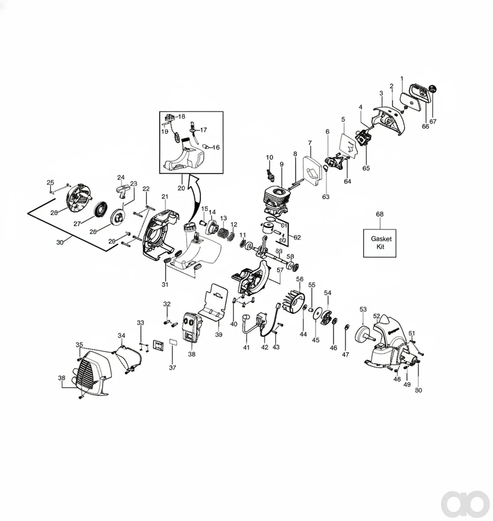 Husqvarna - 545017501 - Housing