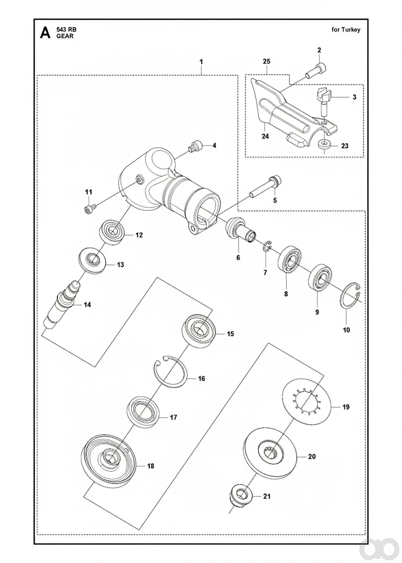 Husqvarna-575778801 - BRACKET (For Turkey)