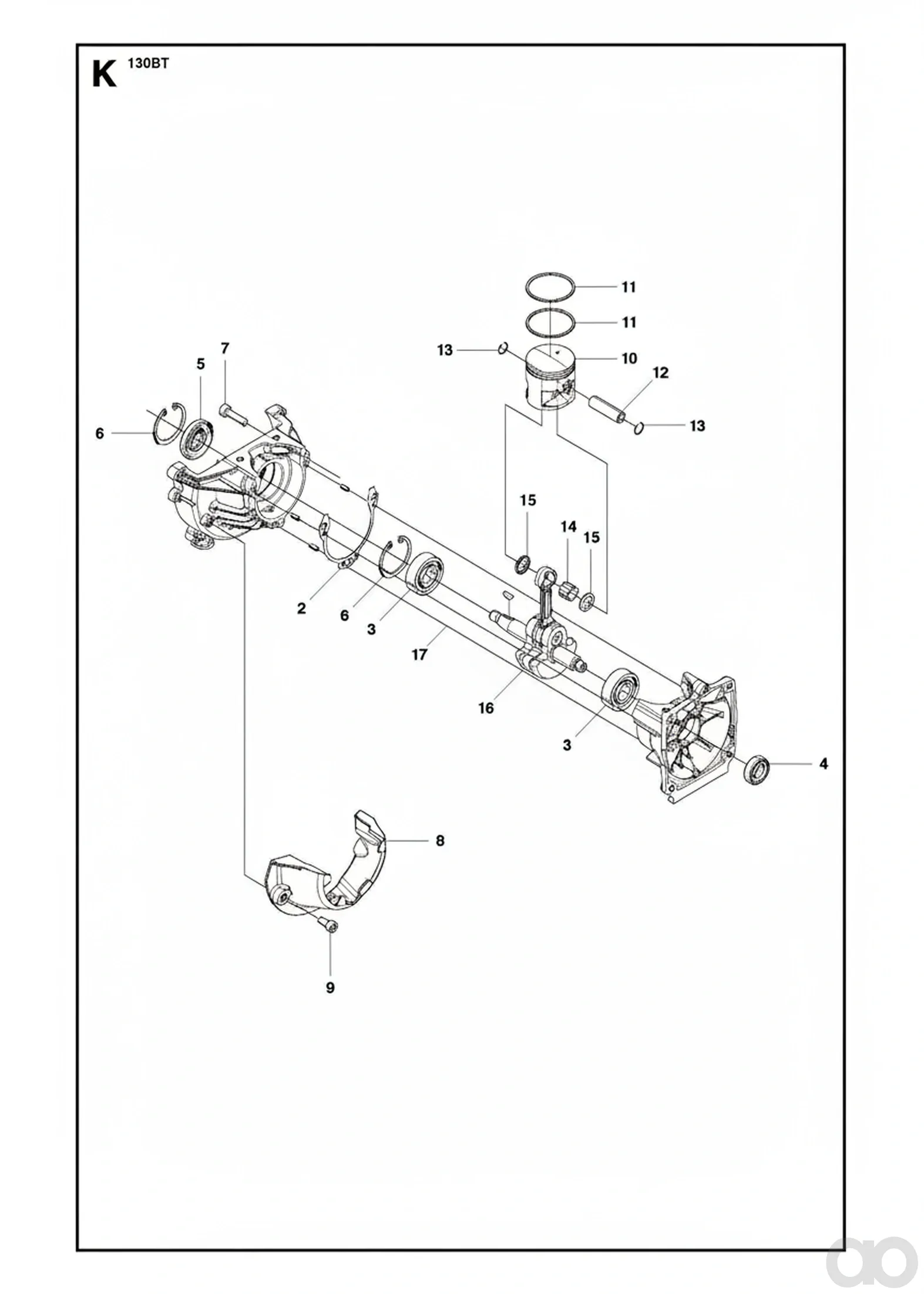 Husqvarna-576389101 - PISTON