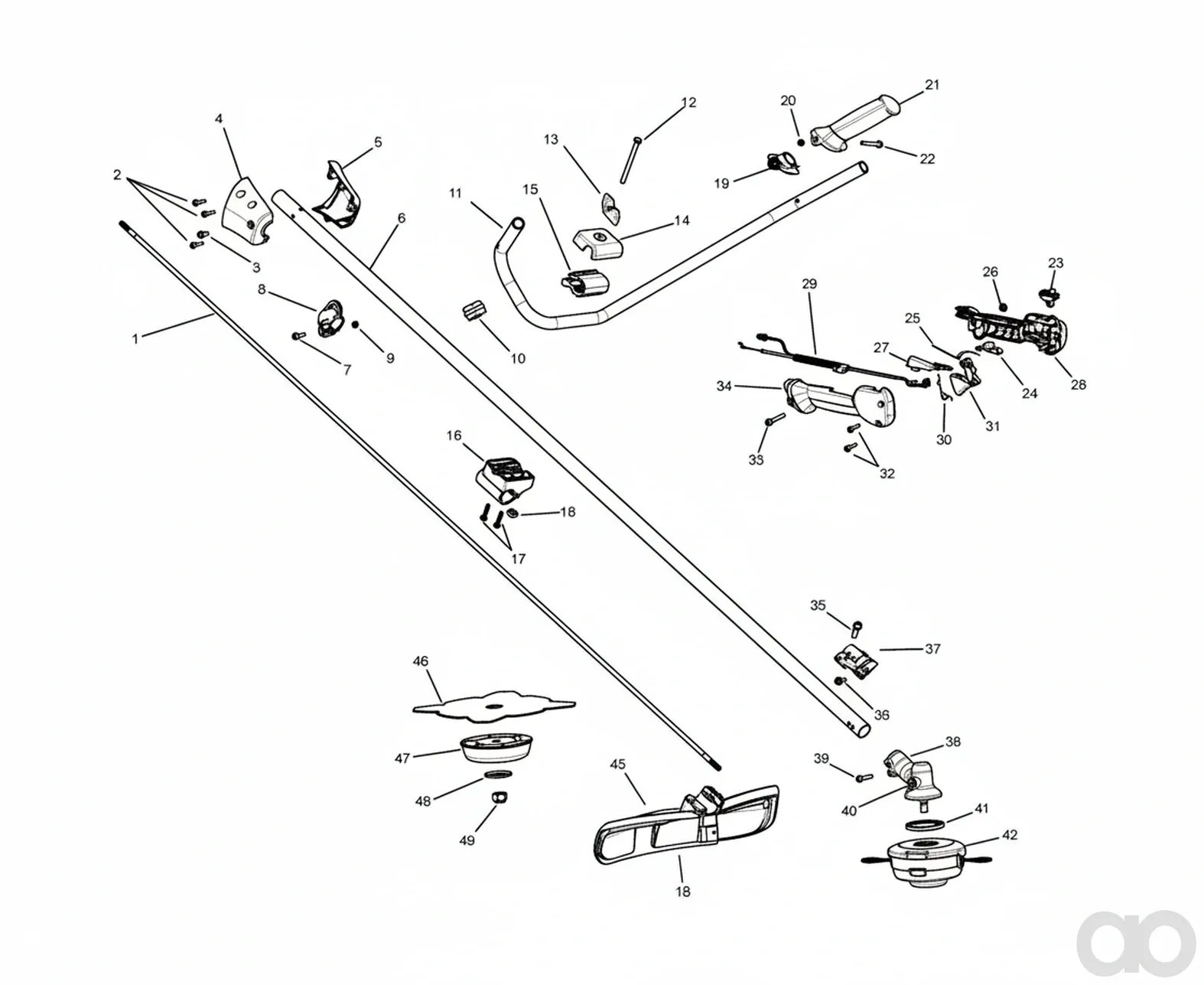 Husqvarna-581110501 - DRIVE SHAFT (DRIVESHAFT )