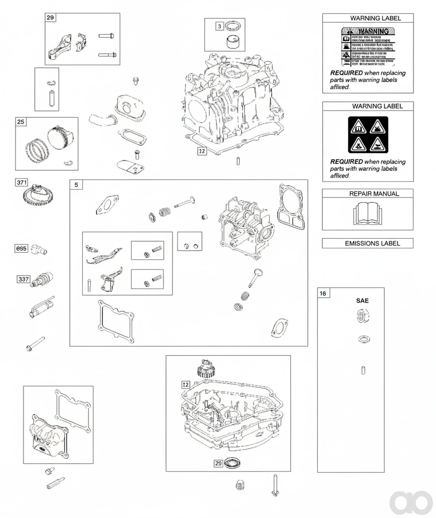 Husqvarna - 589669826 - Cylinder Head (592536)