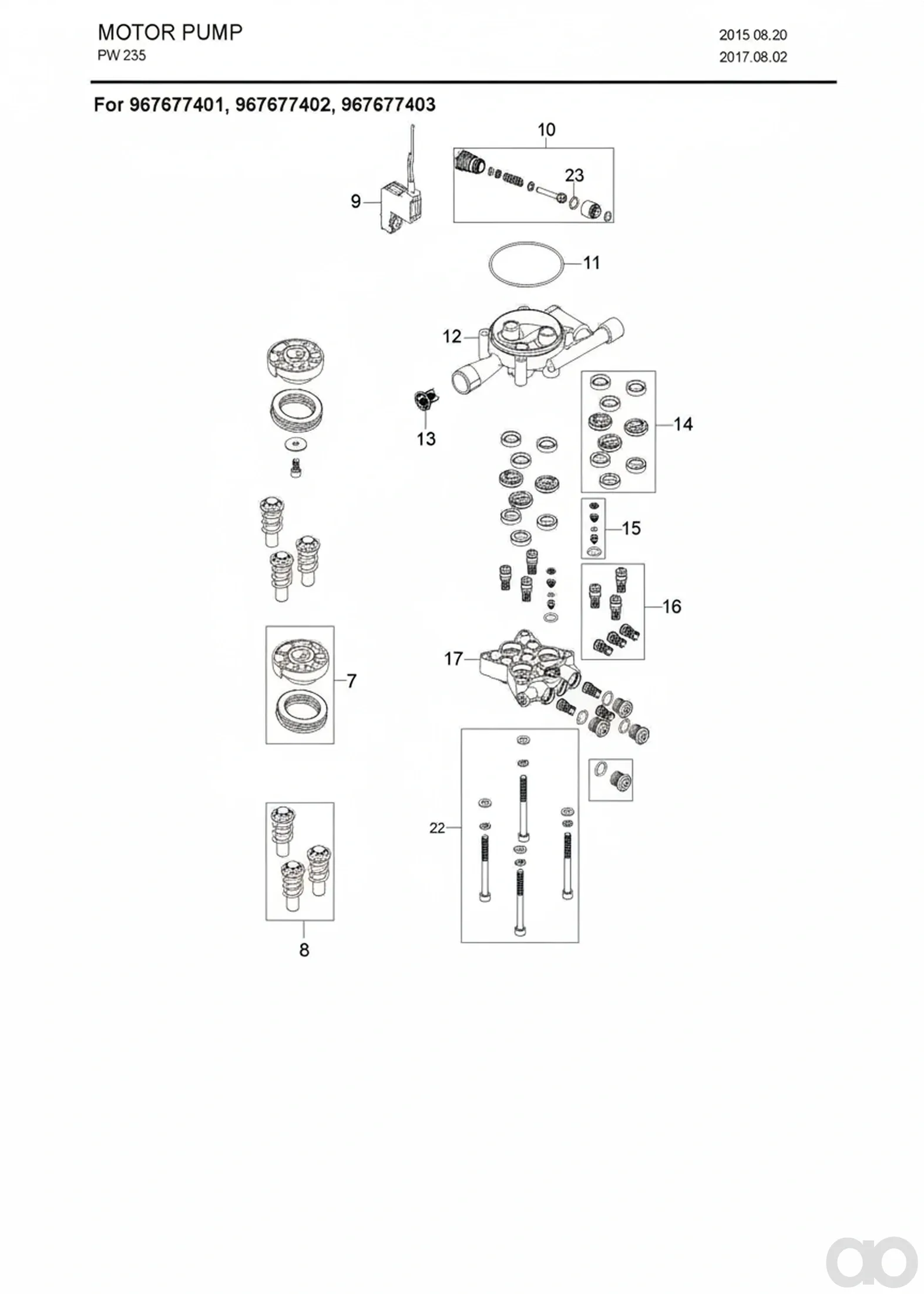 Husqvarna-592617699 - VALVE (SUCTION AND PRESSURE VALVE KIT)