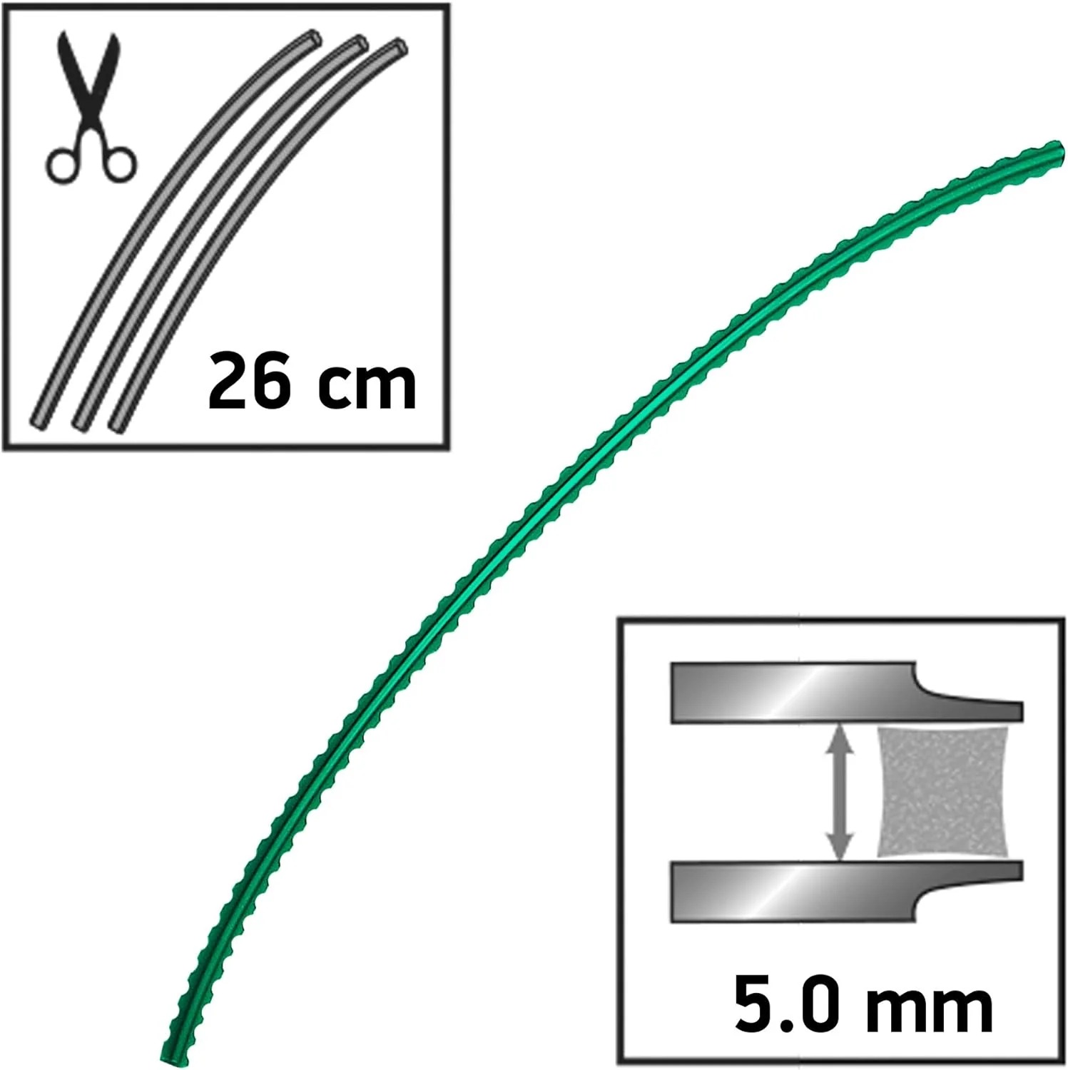 Oregon - 539176 - Techni-Blade 26CM 5 MM 70 Pieces
