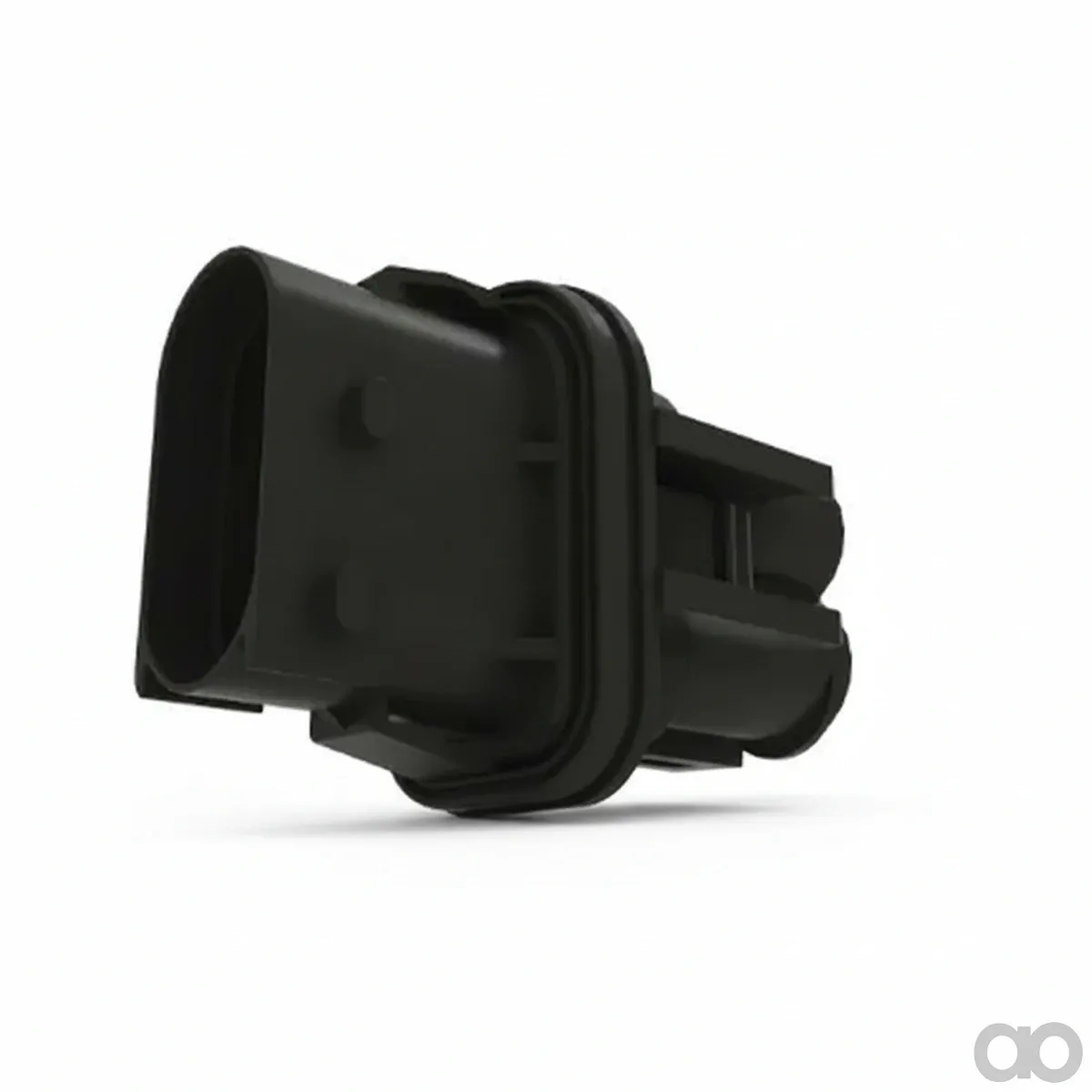 John Deere - 57M8170 - Electrical Connector Accessory - Connector Tyco MCP 2 Way MS Black Plastic