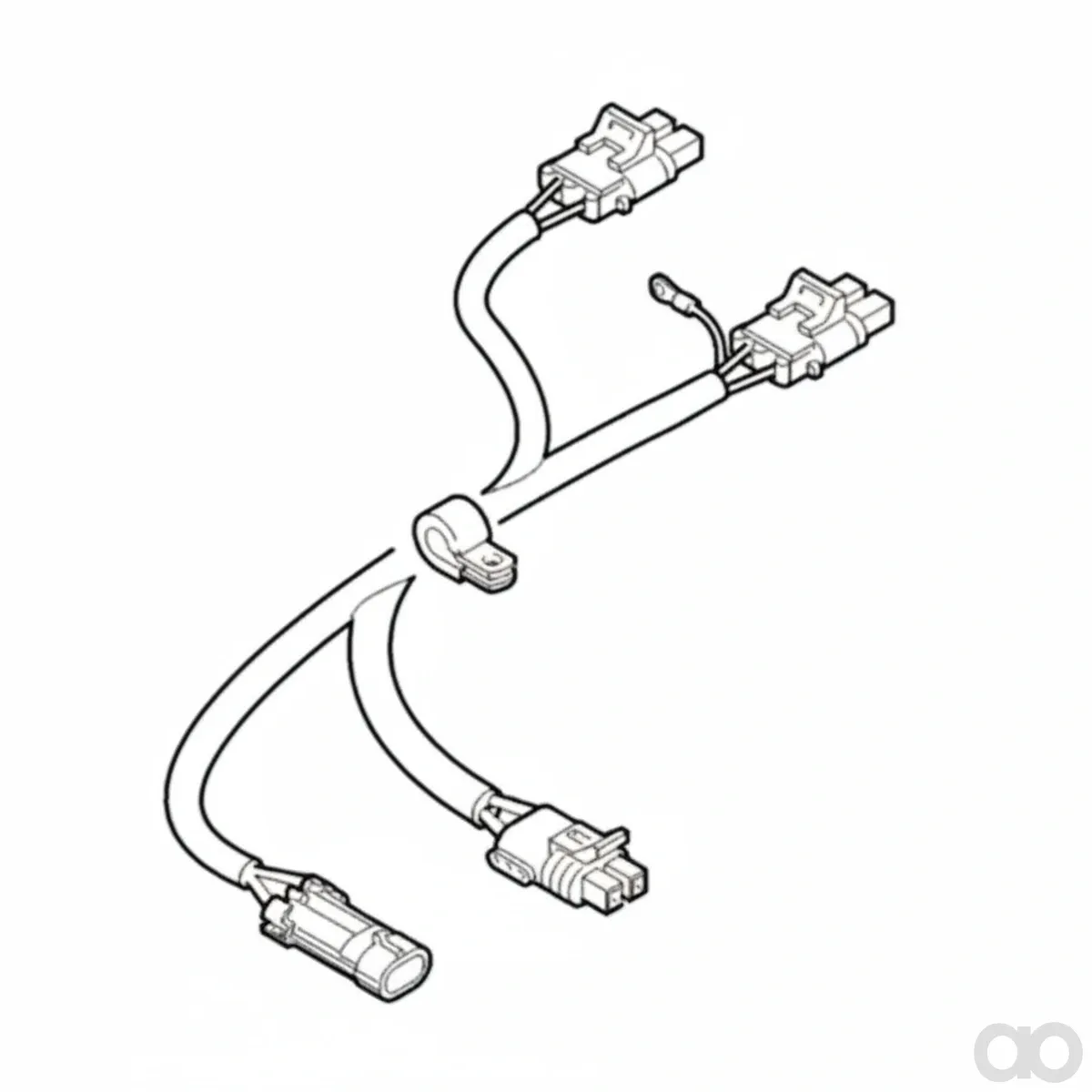 John Deere - AH171045 - Wiring Harness - HARNESS ASSY,CTS GLM, EXT, DIN
