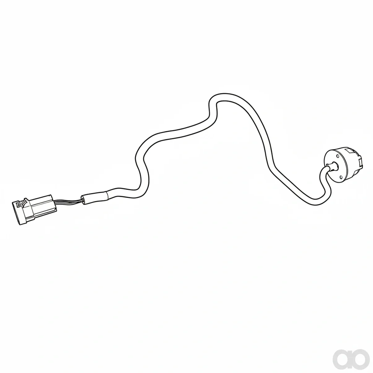 John Deere - AL209264 - Wiring Harness - WIRING HARNESS, 7 PIN SOCKET, FRONT
