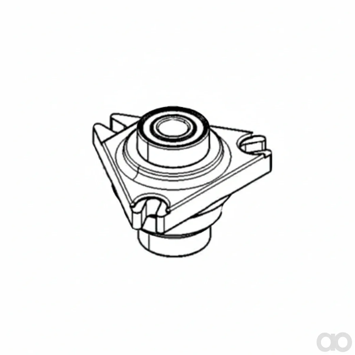 John Deere - AM32955 - Hub - Hub, Hub, with Bearings Assembled
