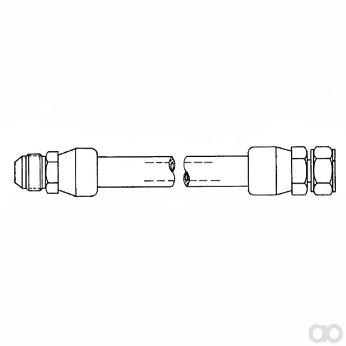 John Deere - AR76424 - Hydraulic Hose - LINE,FLEXIBLE OIL