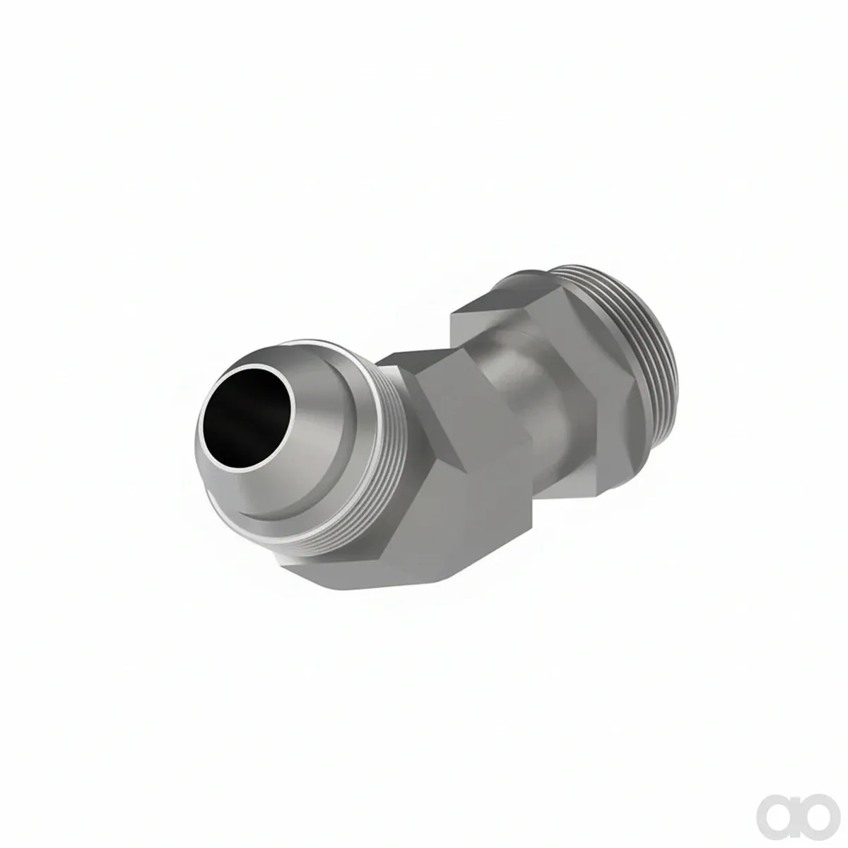 John Deere - AT35599 - Elbow Fitting - FITTING, 37 DEG FLARE O-RING