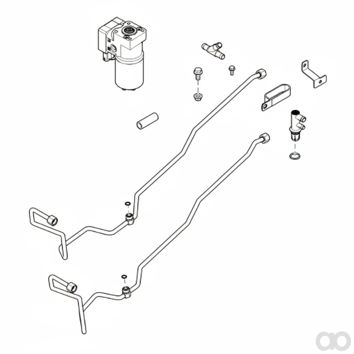 John Deere - BPF11257 - Hardware Kit - HARDWARE KIT, AUTOTRAC READY 6155M