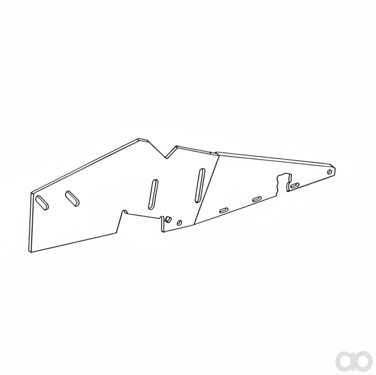 John Deere - H87837 - Sheet - Sheet-RH Lower Divider Point