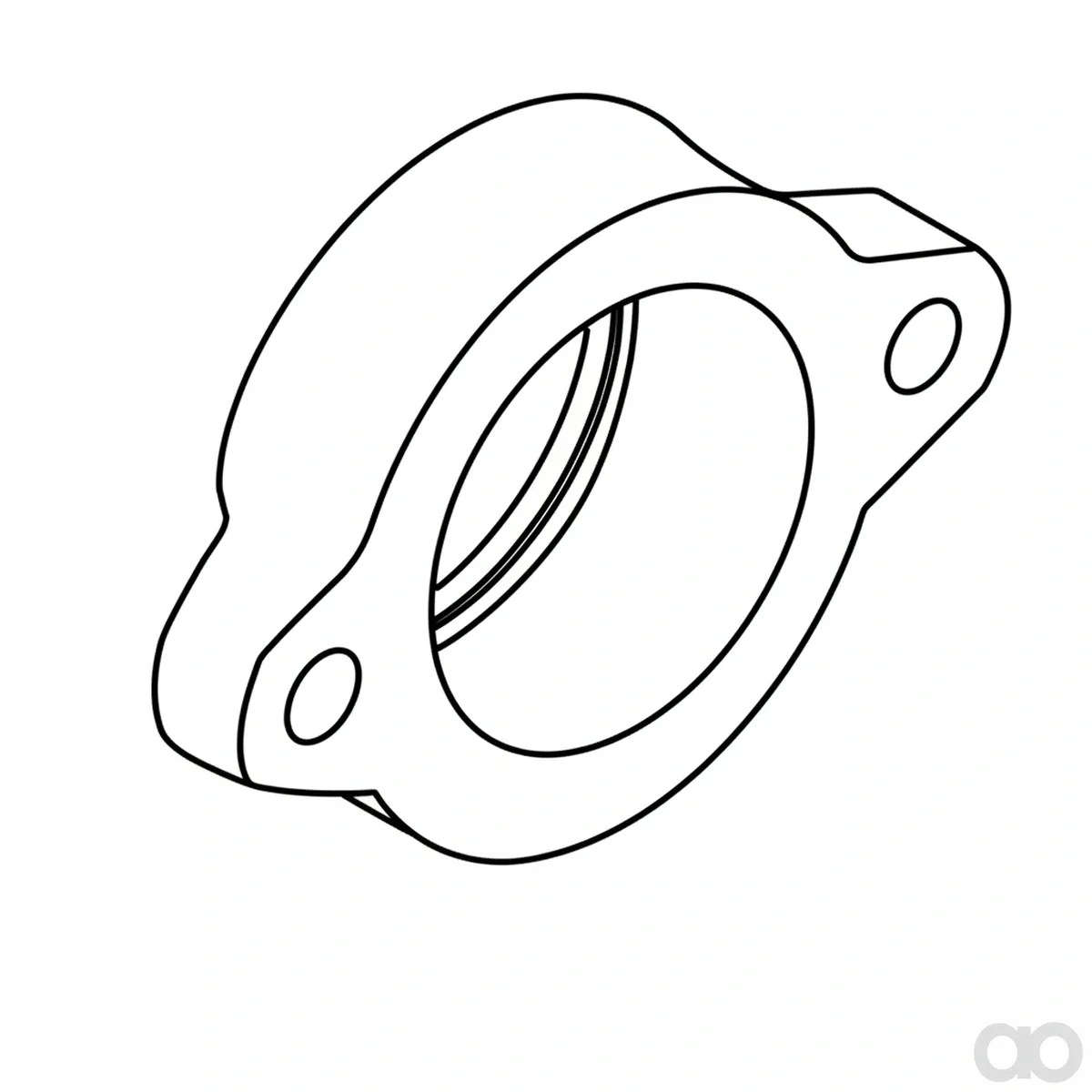 John Deere - LVA801953 - BEARING WITH HOUSING
