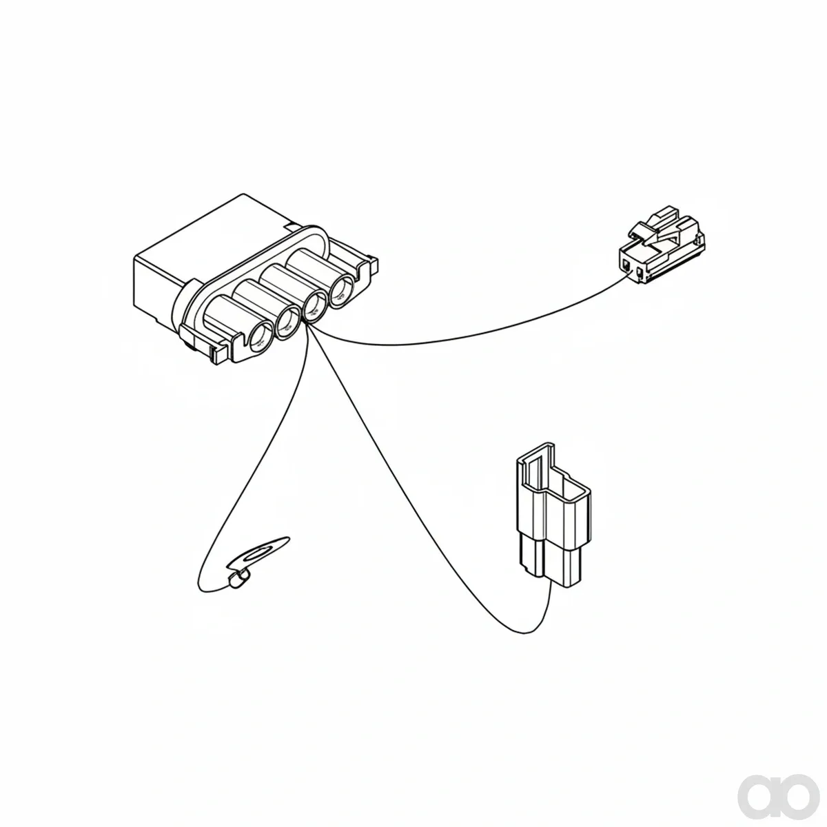 John Deere - RE215144 - Wiring Harness - WIRING HARNESS, ADAPTER