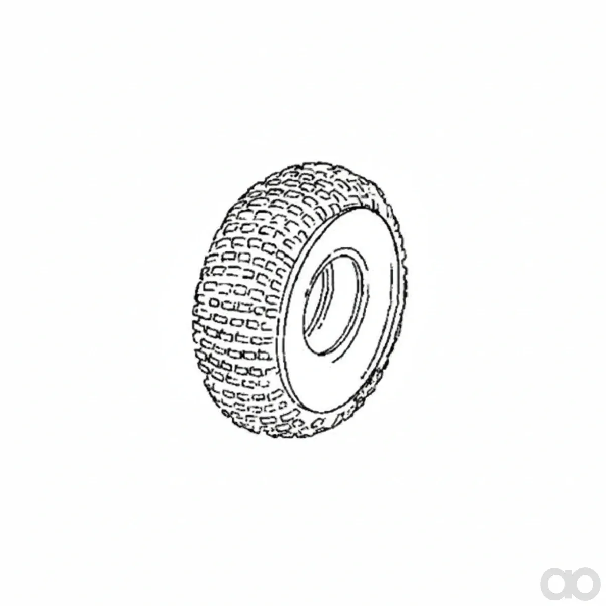 John Deere - TCU28677 - Tire - TIRE, 4-PLY TURF, 25X12-9