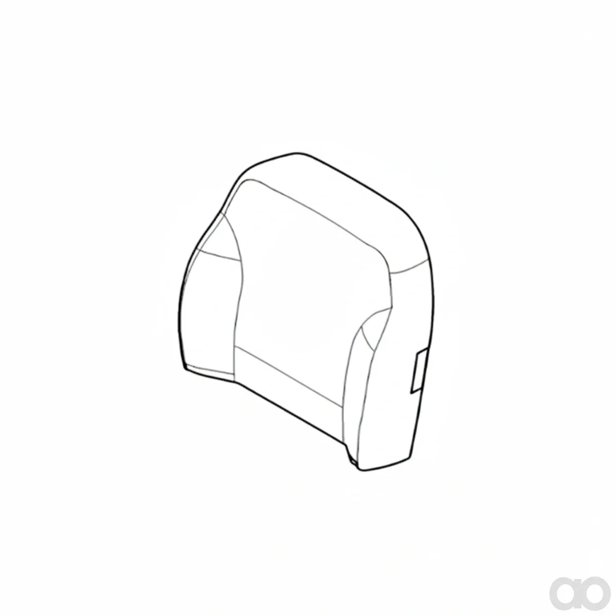 John Deere - TCU39158 - Backrest Foam, Without Cover