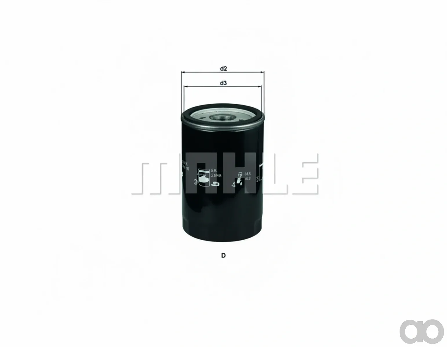 Knecht Filter - OC479 - Oil Change Filter for Ford, Mazda