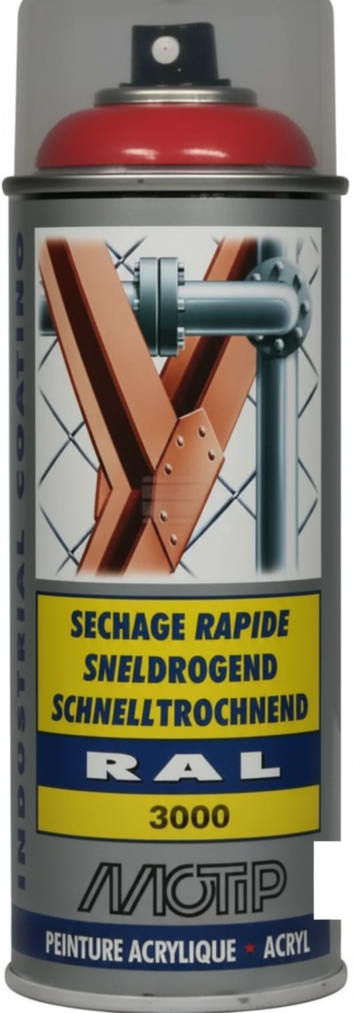 Kramp - 07090 - RAL 3000 Spray Flame Red