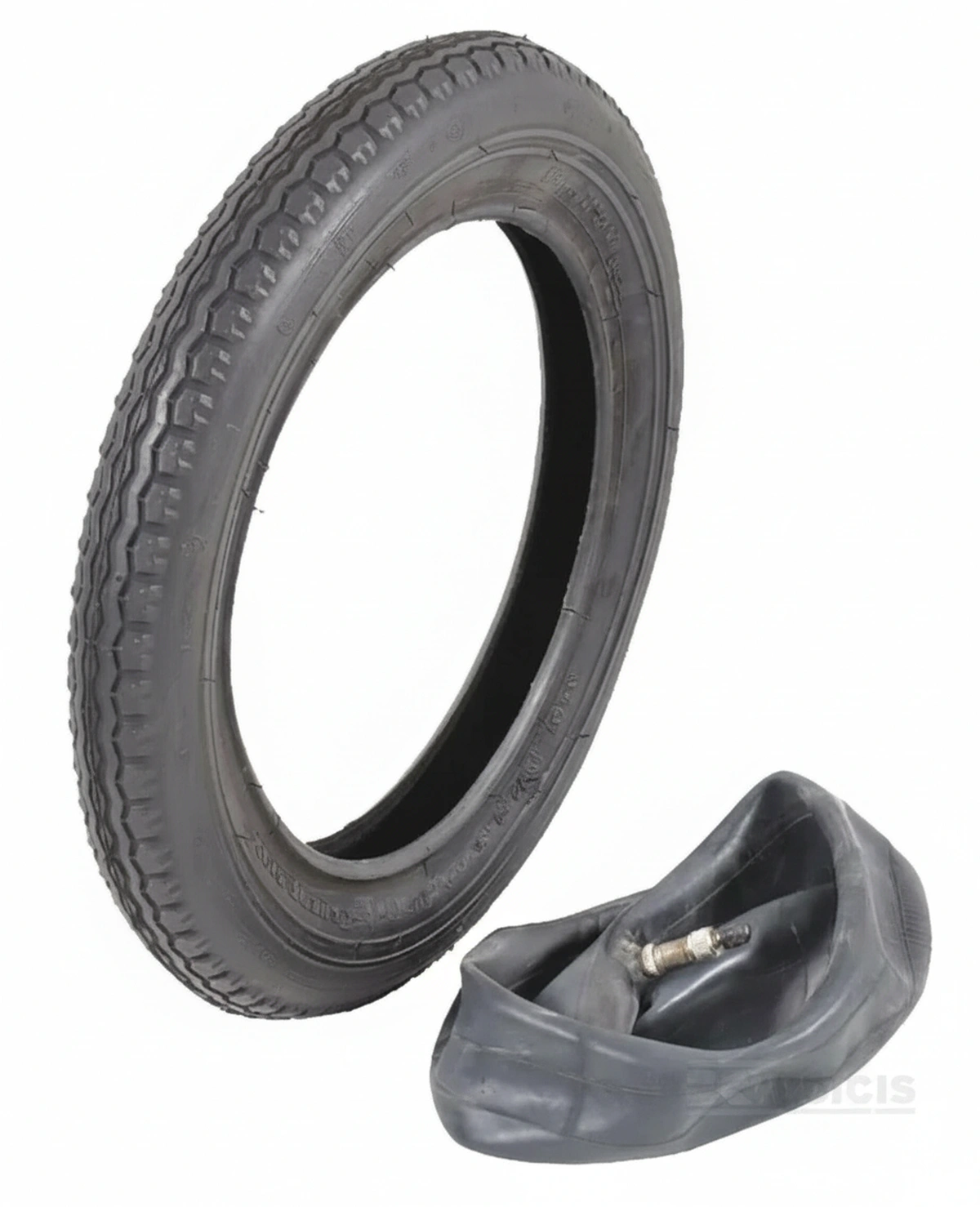 Kramp-1252252t510s - Tyre and tube 12.5x2.25, 2 Ply, straight valve, T-510