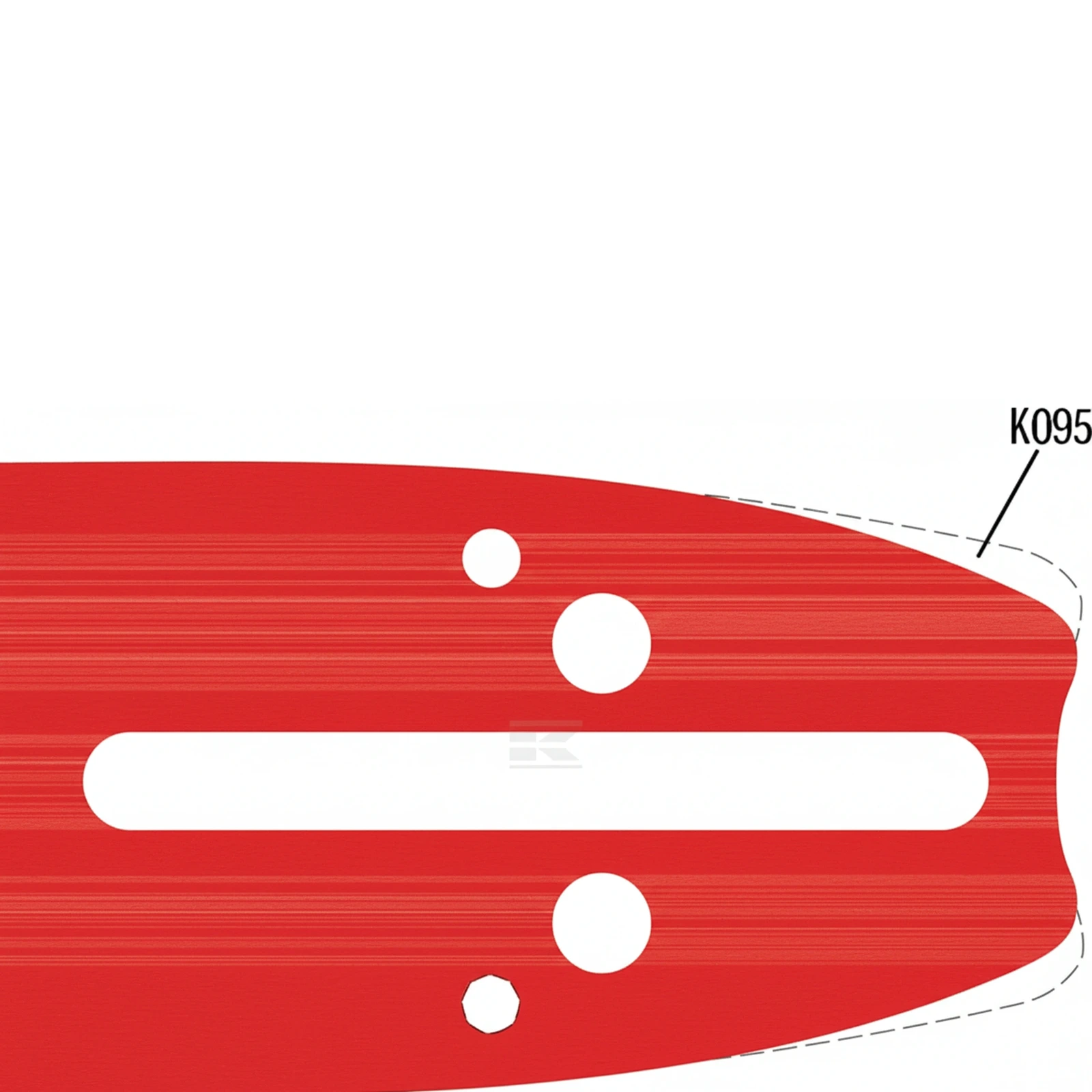 Kramp-138pxlbk095 - Guide bar 13" .325" 1.5mm, ControlCut™ PXL