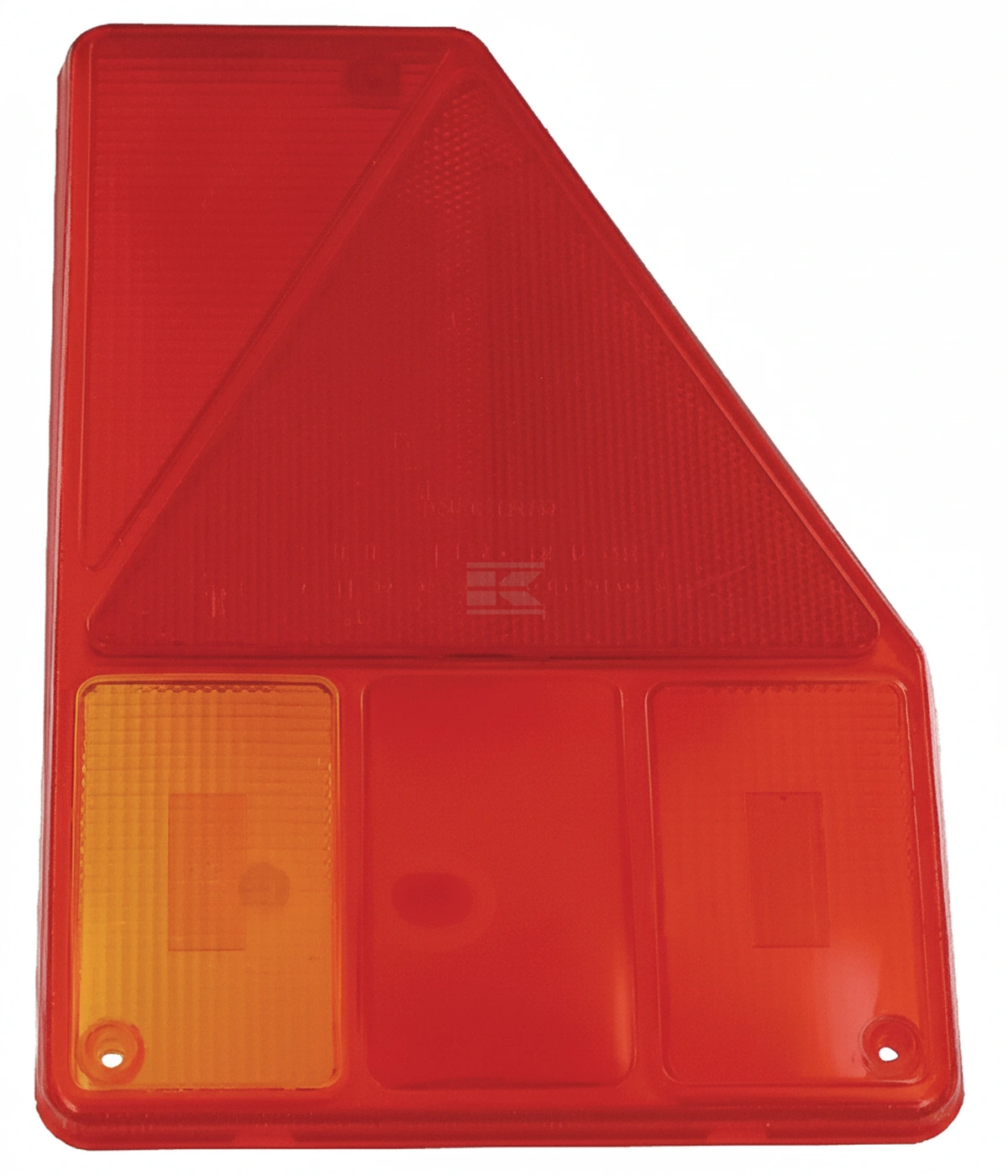 Kramp-188442007 - Light lens, amber/red rear/right Aspöck